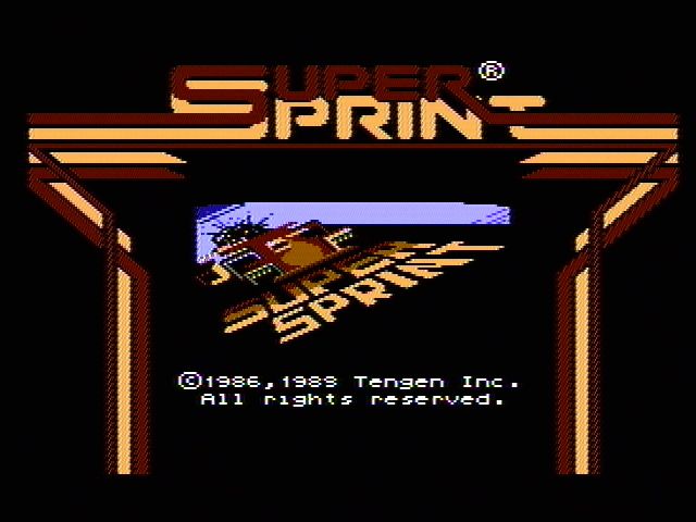 Super Sprint screenshot 3 for Famicom